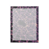 Bloc-note Poster en Matière Noire. (Tourné)