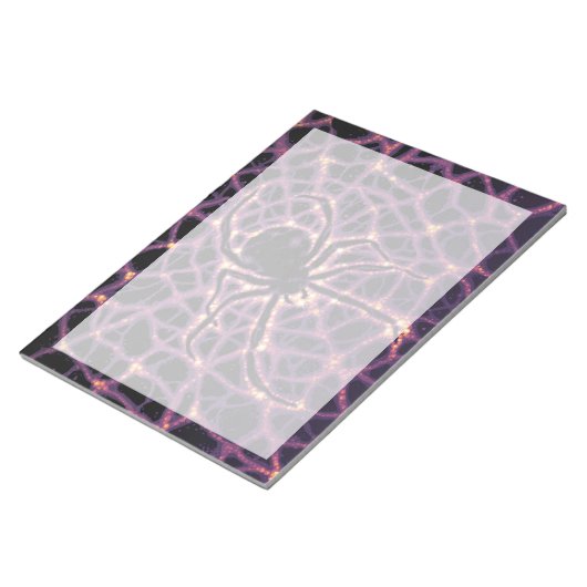 Bloc-note Poster en Matière Noire. (Incliné)