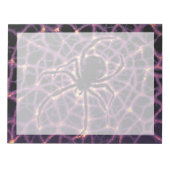 Bloc-note Poster en Matière Noire. (Devant)