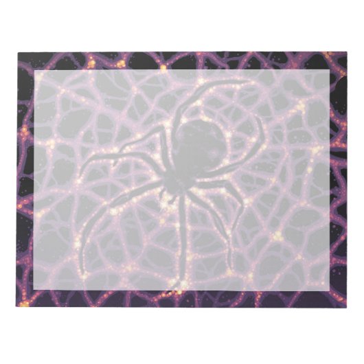 Bloc-note Poster en Matière Noire. (Devant)