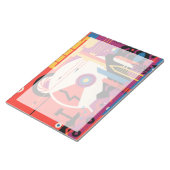 Bloc-note Poster spatial Retro - Programme d'exploration de  (Incliné)