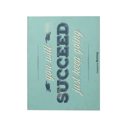 Bloc-note Poster vintage (Tourné)