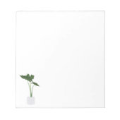 Bloc-note Pot Alocasia House Plante Note Pad (Devant)