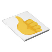 Bloc-note Pouce vers le haut Emoji (Incliné)