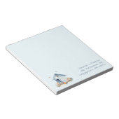 Bloc-note Poulailler Bleu Personnalisé (Incliné)