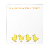 Bloc-note Poules qui Grattent les Chic Spring Fantaisie Amus (Devant)