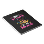 Bloc-note Poulet D'Art Mon Poulet Mangé Ma Maison (Incliné)