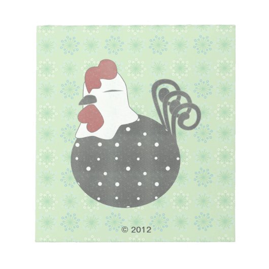 Bloc-note Poulet de Chubby (Devant)