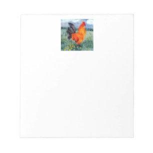 Bloc-note Poulet de coq d'art ornithologique