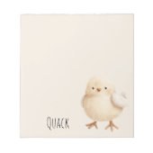 Bloc-note Poulet Jaune Mignon (Devant)