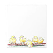 Bloc-note Poulet scratch papier paillettes sur le journal dr (Devant)