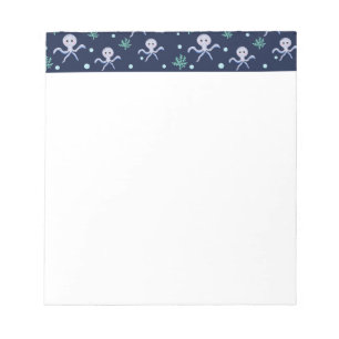 Bloc-note Poulpe sous la mer motif pour enfants