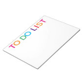 Bloc-note Pour effectuer l'impression d'un bloc multicouleur (Incliné)