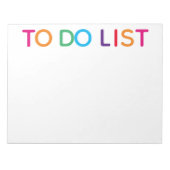 Bloc-note Pour effectuer l'impression d'un bloc multicouleur (Devant)