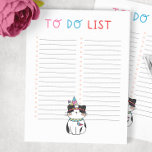 Bloc-note Pour faire la liste des chats tribaux<br><div class="desc">Continuez avec vos tâches quotidiennes avec ce thème adorable pour faire la liste. Il y a beaucoup d'espaces pour tout énumérer. Idéal pour les enseignants,  les étudiants,  les mères occupées,  etc.</div>