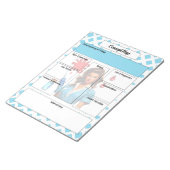 Bloc-note Pour Une _ Carte Concept Vie (Incliné)