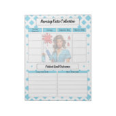 Bloc-note Pour Une _ Collecte De Données Infirmières Vivante (Tourné)