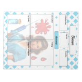 Bloc-note Pour Une _ Maladie Vivante Température 1 (Devant)