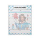 Bloc-note Pour Une Planification De Soins Concept Vie (Tourné)