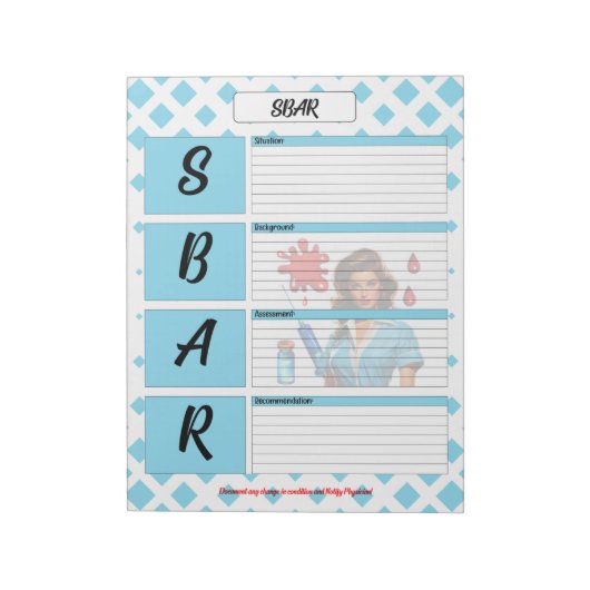 Bloc-note Pour une température _ SBAR en vie (Tourné)