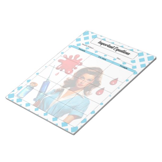 Bloc-note Pour Une Vie _ Équations Importantes (Incliné)