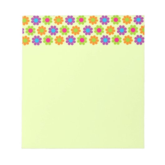Bloc-note Pouvoir Fleur Rétro (Devant)