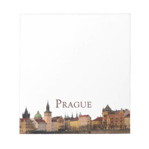 Bloc-note Prague : Skyline de la vieille ville