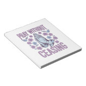Bloc-note Pray Without Ceasing Floral Praying Hands Shirt_1 (Incliné)