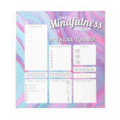 Bloc-note Pré-imprimé Daily Mindfulness habit tracker (Devant)