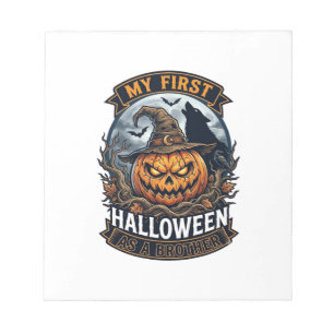 Bloc-note Premier Halloween en tant que frère Pumpkin Wolf M