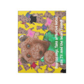 Bloc-note Prenez des notes efficaces sinon j'enverrai l'ours (Tourné)