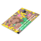 Bloc-note Prenez des notes efficaces sinon j'enverrai l'ours (Incliné)