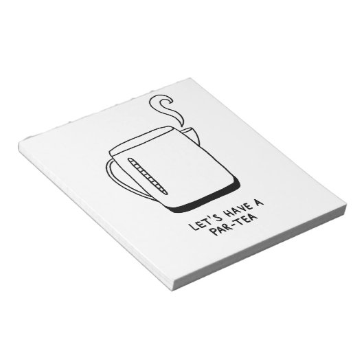 Bloc-note Prenons un Par-Tea (Incliné)