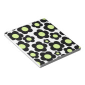 Bloc-note Preppy Black Neon vert Hippie Motif (Incliné)
