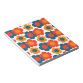Bloc-note Preppy Blue Orange Hippie Motif (Incliné)