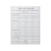 Bloc-note Preppy Daily Planner | Calm Date Ahead  (Tourné)