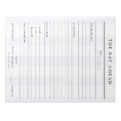 Bloc-note Preppy Daily Planner | Calm Date Ahead  (Devant)