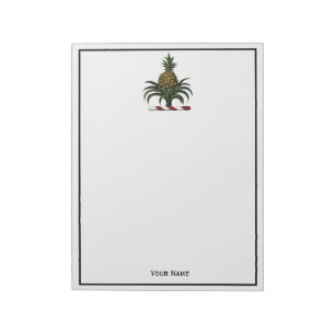 Bloc-note Préppy Heraldic Crest couleur ananas RWT
