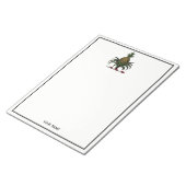 Bloc-note Préppy Heraldic Crest couleur ananas RWT (Incliné)