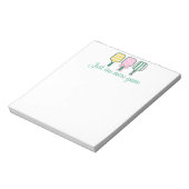 Bloc-note Preppy Pickleball Notepad cadeau (Tourné)