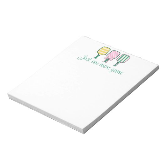 Bloc-note Preppy Pickleball Notepad cadeau (Tourné)
