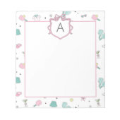 Bloc-note Preppy Prink Pickleball Monogram Notepad (Devant)