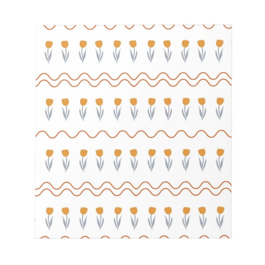 Bloc-note Preppy Super Stripe Tulip Motif (Devant)