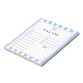 Bloc-note Preppy To Do & Tidy (Tourné)