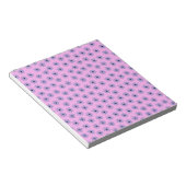 Bloc-note Preppy violet bleu Hippie Motif (Incliné)