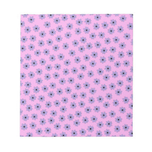 Bloc-note Preppy violet bleu Hippie Motif