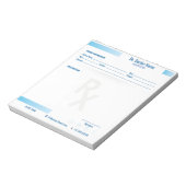 Bloc-note Prescription Pad Notepad – Editable Rx for Doctors (Tourné)