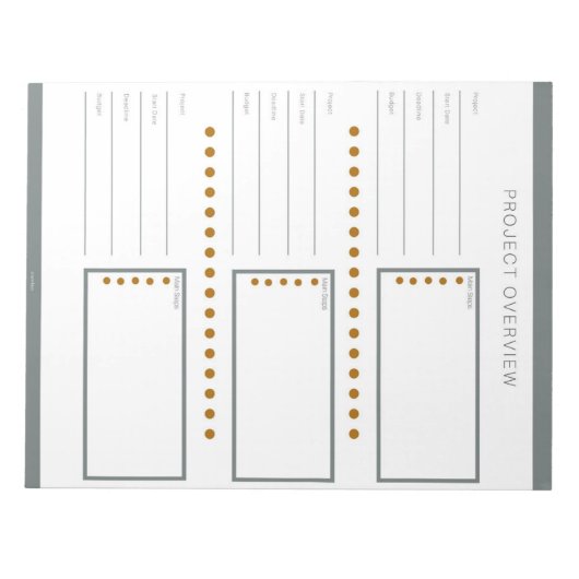 Bloc-note Présentation du projet (Devant)