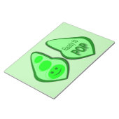 Bloc-note Prêt à cueillir des pois verts (Incliné)