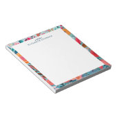 Bloc-note Pretty Botanical Girly Floral Frame (Incliné)